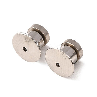 Magnetic Alloy Secure Locking Pin Backs AL-B004-03P-B-1