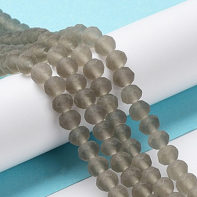 Transparent Glass Beads Strands EGLA-A034-T6mm-MD16-1