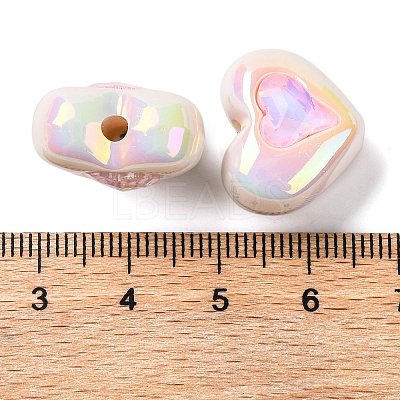 Plating Acrylic Beads OACR-Z022-01B-1