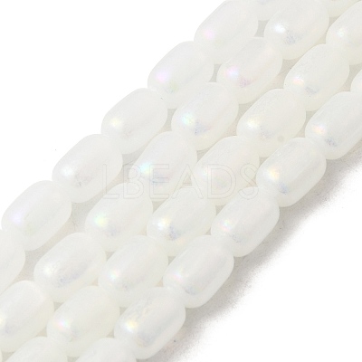 Natural Selenite Beads Strands G-F750-B-21-1