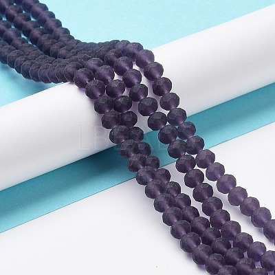 Transparent Glass Beads Strands EGLA-A034-T4mm-MD15-1
