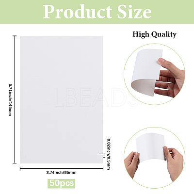 Blank Paper Card DIY-WH20058-03A-1
