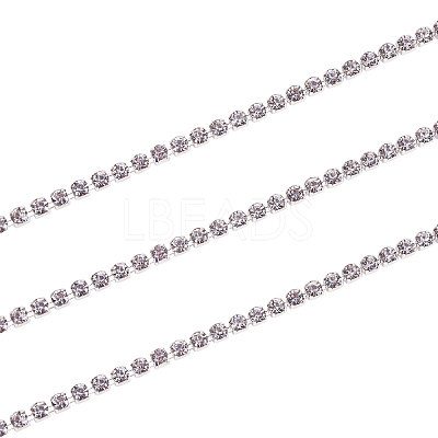 Brass Rhinestone Strass Chains CHC-CJ0001-52-1
