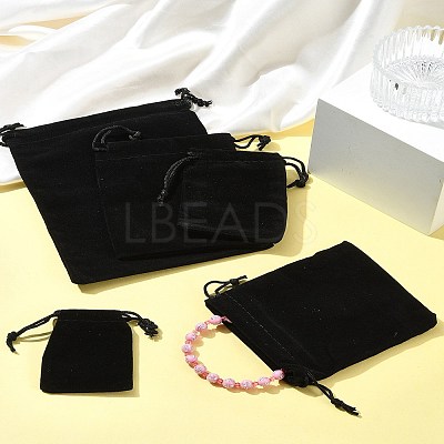 30Pcs Rectangle Velvet Pouches TP-FS0001-02A-1