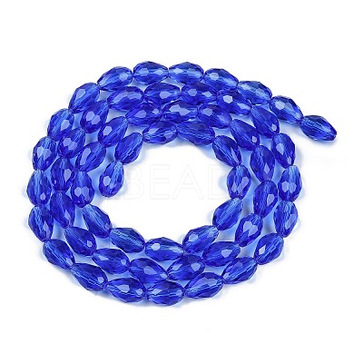 Transparent Glass Beads Strands EGLA-N013-T10mm-D11-1