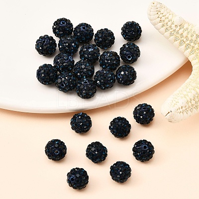 Pave Disco Ball Beads RB-H258-8MM-207-1
