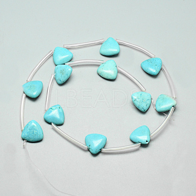 Synthetic Turquoise Beads Strands G-Q948-52-1