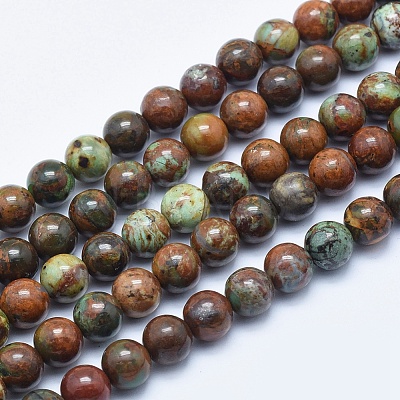 Natural Quartzose Jade Beads Strands G-E444-32-8mm-1