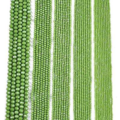 Electroplate Glass Beads Strands LS-EGLA-A044-P8mm-A30-1