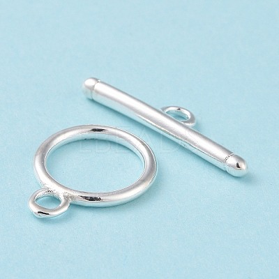 Eco-friendly Brass Toggle Clasps KK-D082-17S-1