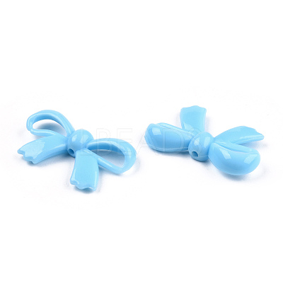 Opaque Acrylic Beads SACR-T351-005B-1