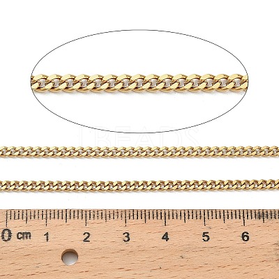 316L Surgical Stainless Steel Curb Chains CHS-H115-01B-G-1