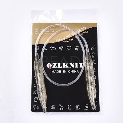 PVC Wire PC Circular Knitting Needles TOOL-T006-16-1