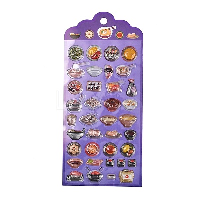 Epoxy Resin 3D Puffy Self Adhesive Stickers DIY-G122-02B-1
