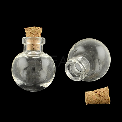 Round Glass Bottle for Bead Containers X-AJEW-R045-01-1