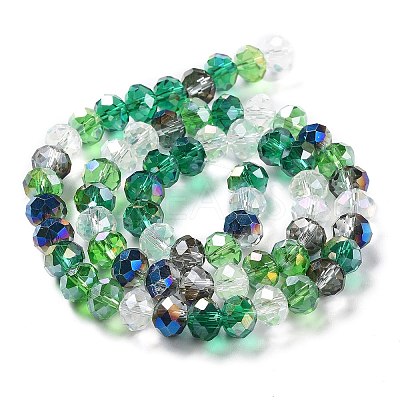 Glass Beads Strands EGLA-A034-M8mm-24-1
