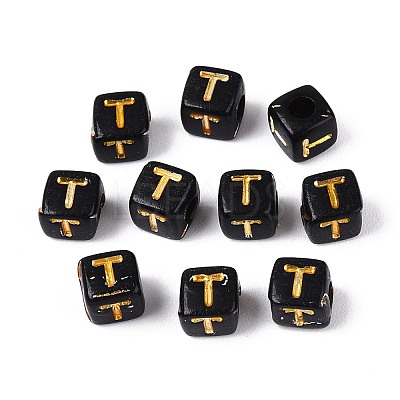 Opaque Acrylic Beads SACR-T035-20T-1