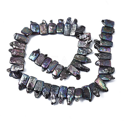 Natural Keshi Pearl Beads Strands PEAR-S021-044-1