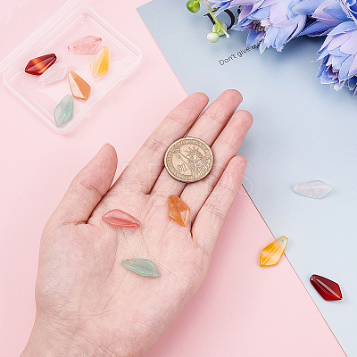 Natural & Synthetic Mixed Gemstone Pendants G-AR0003-46-1