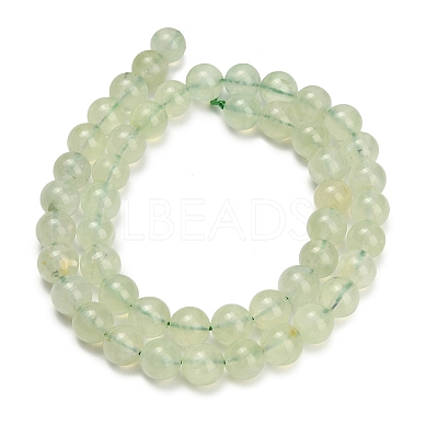 Natural Prehnite Beads Strands GG-CBA6F9F-8mm-1