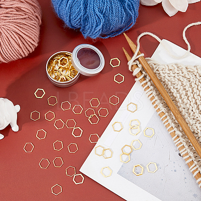 100Pcs Alloy Linking Rings FIND-HS0002-67G-1
