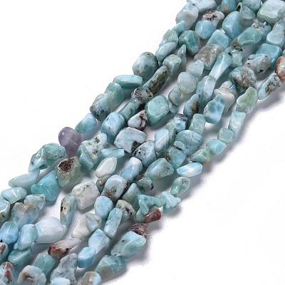 Natural Larimar Beads Strands G-K203-91-1