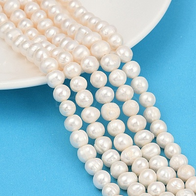 Natural Cultured Freshwater Pearl Beads Strands PEAR-I007-07J-10A-1