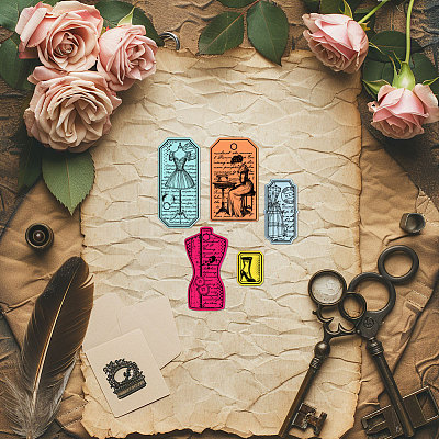 Custom PVC Plastic Clear Stamps DIY-WH0448-0776-1
