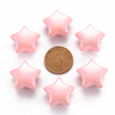 Opaque Acrylic Beads X-MACR-S372-02B-82-1