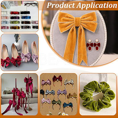 Velvet Ribbon OCOR-WH0078-529C-1