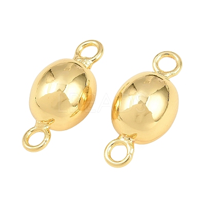Brass Connector Charms KK-CBA57A9-02G-1