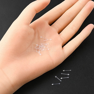 Acrylic Nose Bone Ring AJEW-YW0001-06C-1