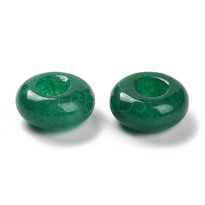 Natural Malaysia Jade Dyed European Beads G-R488-02D-1