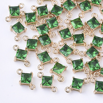 Transparent Glass Links connectors GLAA-T007-14B-1