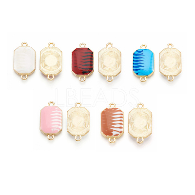 Alloy Enamel Links connectors ENAM-S016-18-LG-M-1