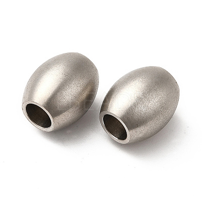 Non-Tarnish 304 Stainless Steel European Beads STAS-F281-09P-1