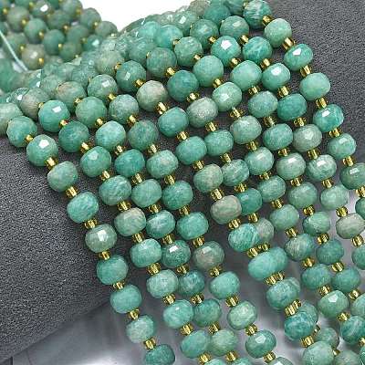 Natural Amazonite Beads Strands G-K389-E02-01-1