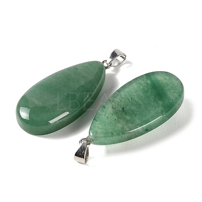 Natural Green Aventurine Pendants GG-CBACB71-02P-06-1
