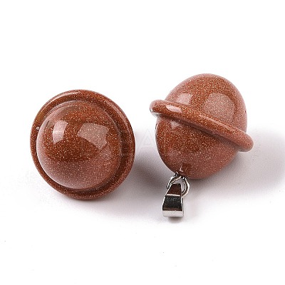Synthetic Goldstone Pendants G-B041-01P-03-1