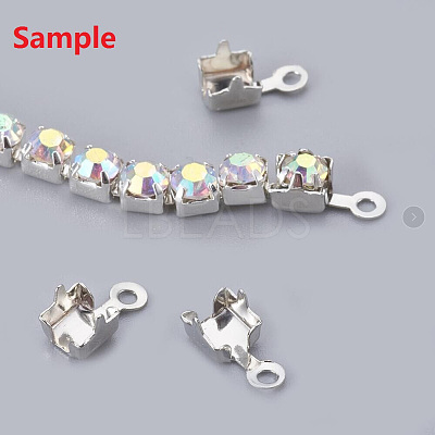 Iron Rhinestone Strass Chains CHC-T002-SS6-02C-1-1