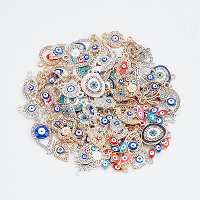 Evil Eye Jewelry Making Finding Kit DIY-NB0008-22B-1