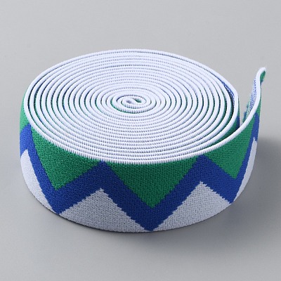 Nylon Jacquard Ribbons OCOR-WH0058-54B-1