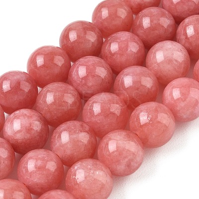 Dyed Natural Malaysia Jade Beads Strands G-G021-02C-22-1