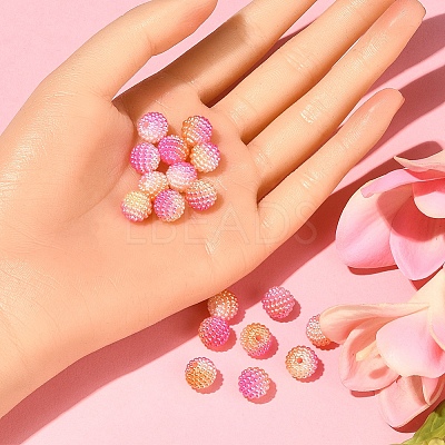 50Pcs Imitation Pearl Acrylic Beads OACR-YW0001-11E-1
