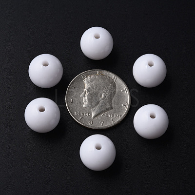 Opaque Acrylic Beads MACR-S370-C16mm-01-1