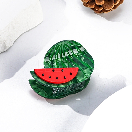 Fruit Cellulose Acetate Claw Hair Clips PW-WGD96B4-01-1