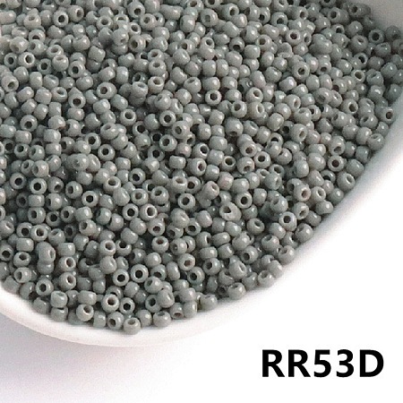 Opaque 6/0 Glass Seed Beads SEED-I013-4mm-RR53D-1