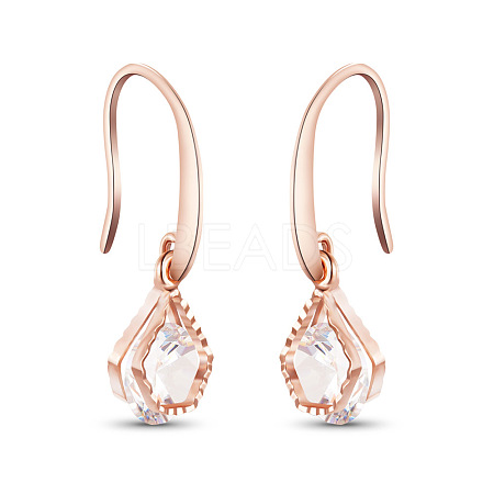 SHEGRACE Luxury Brass Dangle Earrings JE100B-1