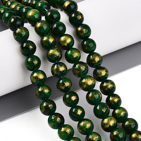 Natural Mashan Jade Beads Strands G-A255-A01-02K-1