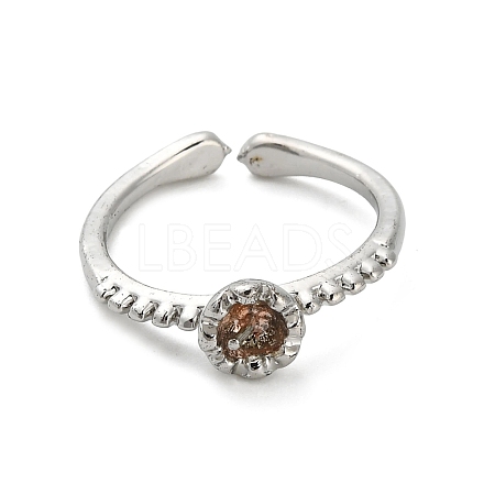 Brass Finger Cup Peg Ring Settings KK-F734-04P-NR-1